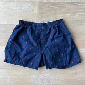 Polo by Ralph Lauren Navy and Red Boxer Shorts